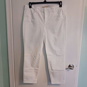Democracy AB Technology White Jeans size 12P